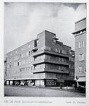 Het blok gezien vanuit de Javastraat.
<br/>
Bouwbedrijf, 10 juni 1927